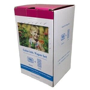 Color Ink Photo Printer Paper KP-108IN Compatible CP910 CP1000 CP1200 XP1300 NEW